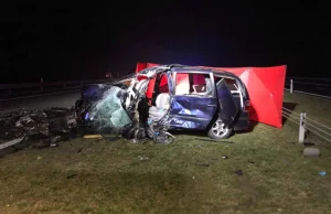 Tragedia na S8. Wjechał pod prąd, dwie osoby nie żyją.