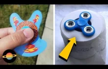 10 ciekawych eksperymentów z fidget spinnerami, cz. 2