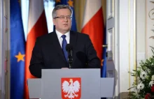 Komorowski nie pojedzie do Putina. Nie chce brać udziału w militarnej...