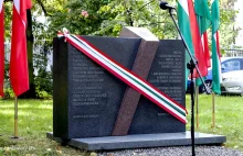 Uroczystość odsłonięcia pomnika pamięci Węgierskich Honwedów