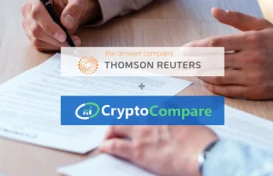 The New Partnership between Thomson Reuters and CryptoCompare