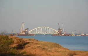 Holenderskie firmy budowały most z Rosji na okupowany Krym