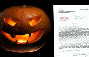 Kurator przestrzega przed Halloween. Prośba o interwencję