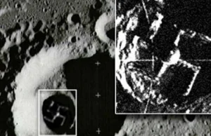 Naziści są na Księżycu? Zdjęcia z powierzchni tego globu zdają się to...
