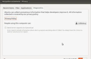 Ubuntu 12.04 LTS zostanie wyposażone w system ochrony prywatności