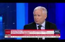 Jarosław Kaczyński (PiS) nt. wczorajszych wydarzeń w Sejmie "Gość...