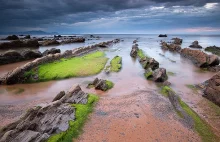 Turbidyty - niezwykła formacja skalna u wybrzeży Hiszpanii