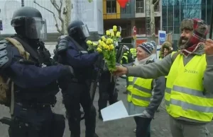 Francja: przed manifestacją Żółtych Kamizelek zarządzono łapankę