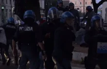 Włosi biorą się za imigrantów. Policja siłą rozbiła obozowisko w centrum...