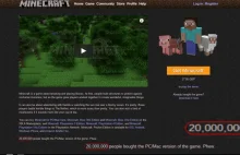 Minecraft na PC sprzedał się w 20 milionach sztuk!