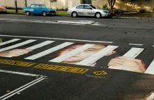 Kreatywne reklamy na przejściach dla pieszych