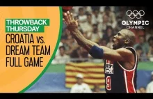 Chorwacja vs. USA koszykarski finał igrzysk olimpijskich w Barcelonie 1992 HQ