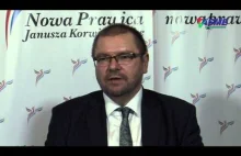 Europoseł Jarosław Iwaszkiewicz, mówi o szkodliwości UE wobec przedsiębiorczości