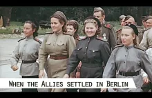 Kiedy alianci osiedlili się w Berlinie oryginalny kolor -1945
