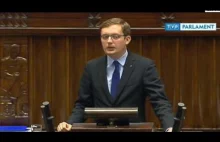 Robert Winnicki (Ruch Narodowy) - wystąpienie w Sejmie