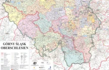 Dodatek do GW - mapa Górnego Śląska. Przepraszam, mapa krainy... Oberschlesien