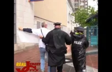 Chłodne powitanie Dudy pod pomnikiem w NJ oraz akcja policji