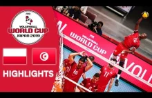 POLSKA vs. TUNEZJA [SKRÓT] || Puchar Świata 2019 w siatkówce mężczyzn