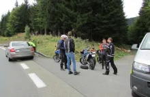 Polscy motocykliści dostali mandatów na 3,5 tysiąca złotych w Czechach