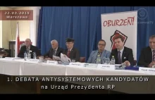 Publiczna debata antysystemowych kandydatów 22.03.2015 Warszawa