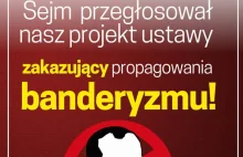 Sejm przegłosował ustawę zakazującą propagowania banderyzmu w Polsce