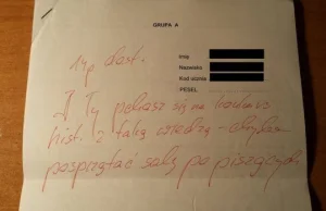 Historyk do gimnazjalistki: 'Na konkurs? Chyba posprzątać salę po piszących'