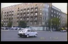 Gdynia latem 1992 roku - VHS - Kino Warszawa, Baltona, stoiska z kasetami