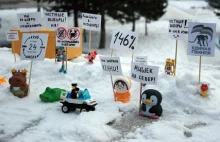 Protest lalek problemem dla rosyjskiej policji