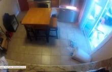 Ktoś podkradał mu jedzenie z lodówki, więc zainstalował kamerę