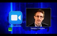 Snowden pyta Putina na żywo czy Rosja przechwytuje i przechowuje komunikację.
