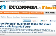 Włoski dziennik: "Cool Polonia", z dala od euro