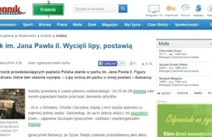 Jeden z najlepszych żartów na prima aprilia wcale nie był żartem. Rzeźby JP II