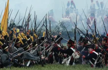 Rekonstrukcja bitwy pod Waterloo.