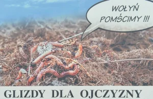 Rzeź wołyńska, polski orzeł i glisty. Skandaliczny bilbord