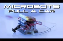 6 Microrobots Move A Car 18,000 Times Their Weight - BTF