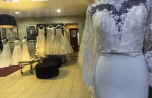 Uciekająca sprzedawczyni sukien ślubnych