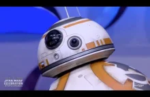 BB-8 droid z filmu The Force Awakens (i trailera) istnieje i wjechał na scenę.