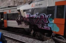 Czołowe zderzenie pociągów koło Barcelony. Są ofiary