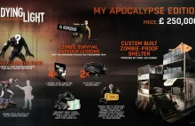 Edycja kolekcjonerska Dying Light za 250k£ w tym własny schron przeciw zombie.