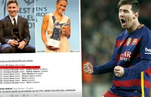 FIFA przypadkowo ogłosiła, że Leo Messi otrzyma Złotą Piłkę