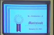 Jobs po raz pierwszy prezentuje Maca (1984)