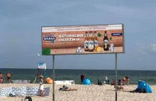 Jeszcze więcej reklam na plażach nad Bałtykiem!