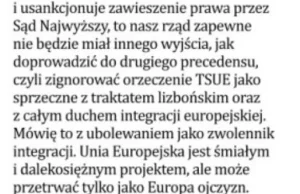 Czas na Polexit? Gowin proponuje zignorować orzeczenie unijnego trybunału