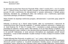 List Burmistrza Kraśnika do Wojewody Lubelskiego