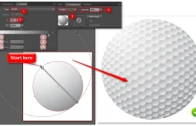 Adobe Illustrator free tutorials: How to create a golf ball illustration...
