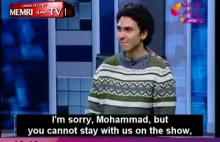 Egipt - ateista w studio telewizyjnym