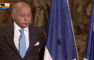 Szef MSZ Francji Laurent Fabius pijany, jak Aleksander Kwasniewski nad...