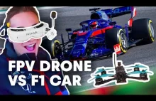 Can An FPV Drone Keep Up With A Formula 1...