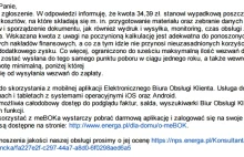 Energa za list polecony z upomnieniem nalicza 34,39 zł