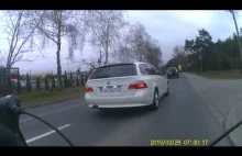 Mistrz bliskiego wyprzedzania i chamstwa w BMW